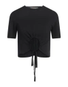 Kaos Jeans Woman Top Black Size M Viscose, Polyamide