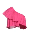 Kaos Jeans Woman Top Magenta Size 8 Cotton In Magenta