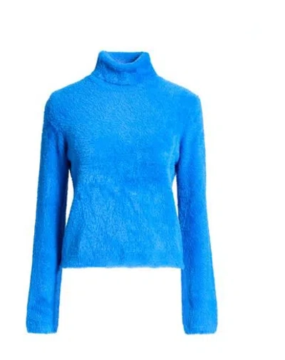 Kaos Jeans Woman Turtleneck Bright Blue Size Xl Polyamide
