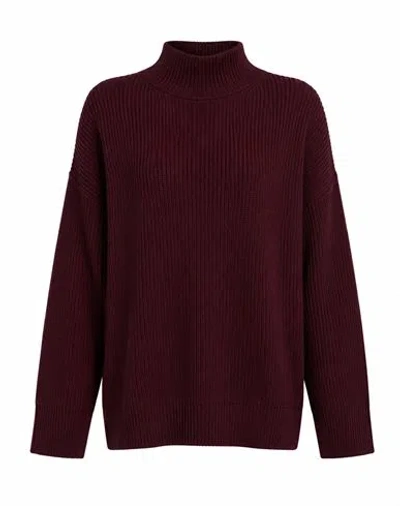 Kaos Jeans Woman Turtleneck Burgundy Size Xs Acrylic, Wool, Viscose, Alpaca Wool