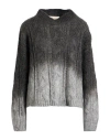 Kaos Jeans Woman Turtleneck Charcoal Size S Acrylic, Mohair Wool, Polyamide In Multi