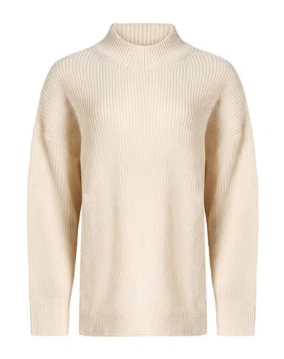 Kaos Jeans Woman Turtleneck Cream Size Xs Acrylic, Wool, Viscose, Alpaca Wool In Neutral