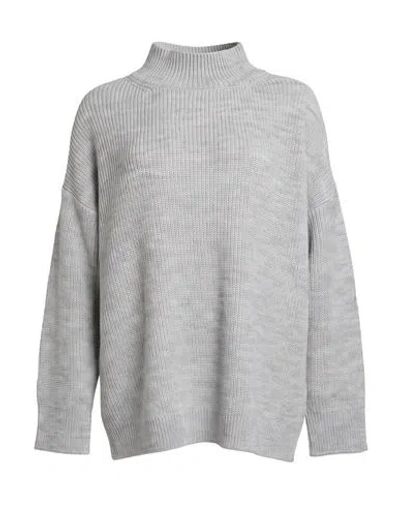 Kaos Jeans Woman Turtleneck Grey Size M Acrylic, Wool, Viscose, Alpaca Wool In Gray