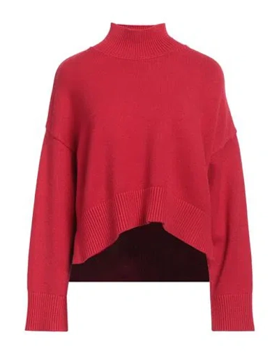 Kaos Jeans Woman Turtleneck Red Size M Viscose, Polyester, Polyamide