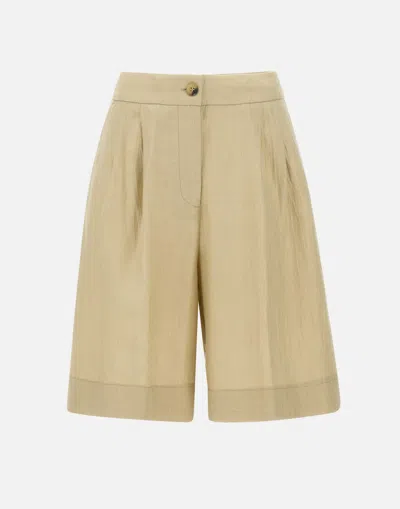 Kaos Linen Blend Rope Colour Shorts