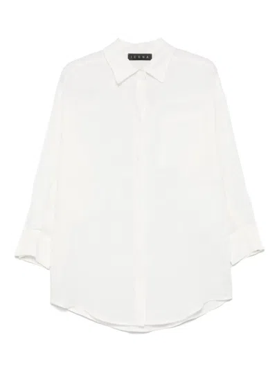 Kaos Linen Shirt In White