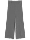 Kaos Logo-plaque Palazzo Pants In Grey