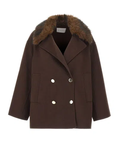 Kaos Long-sleeve Jacket In Brown