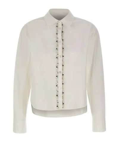 Kaos Long-sleeved Shirt In White