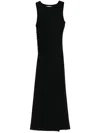 Kaos Lurex Maxi Dress In Black