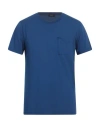 Kaos Man T-shirt Blue Size L Cotton