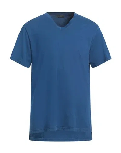 Kaos Man T-shirt Blue Size L Cotton