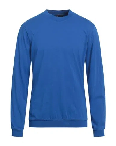 Kaos Man T-shirt Blue Size L Cotton