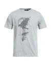 Kaos Man T-shirt Grey Size S Cotton