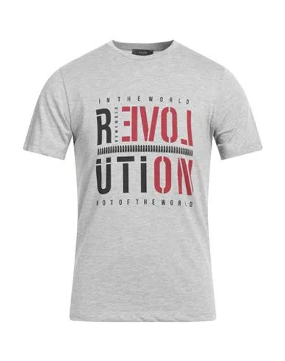 Kaos Man T-shirt Grey Size S Cotton