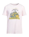 Kaos Man T-shirt Pink Size L Cotton