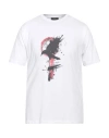 Kaos Man T-shirt White Size L Cotton