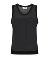 Kaos Mesh Panel Vest In Black