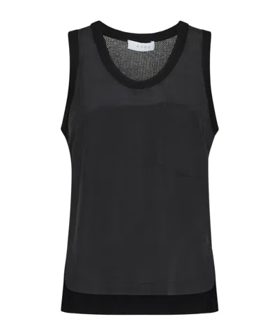 Kaos Mesh Panel Vest In Black
