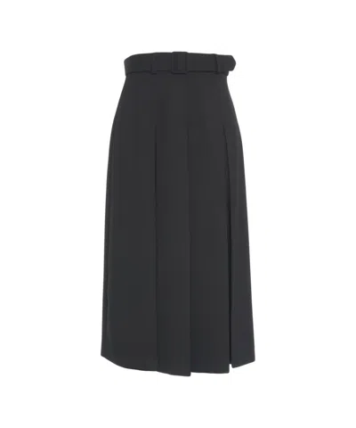 Kaos Midi Skirt Pleated In Multi