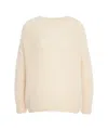 Kaos Mohair Blend Sweater In Neutral