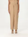 Kaos Pants  Woman Color Camel In Camel