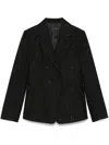 KAOS PINSTRIPE-PATTERN BLAZER