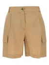Kaos Pocketed Work Shorts In Gold