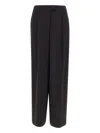 Kaos Pleated-front Trousers In Black