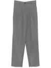 Kaos Pleated Trousers In Grey