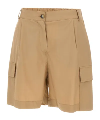 Kaos Pocketed Work Shorts In Gold