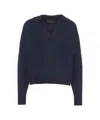 Kaos Polo Collar Sweater In Blue