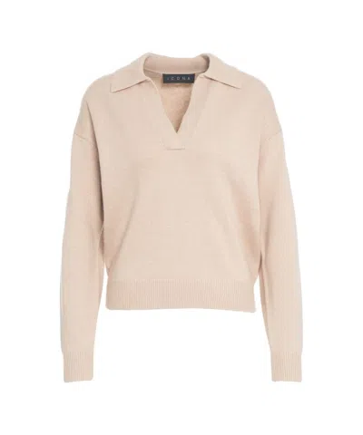 Kaos Polo Collar Sweater In Neutral