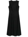 Kaos Poplin Maxi Dress In Black