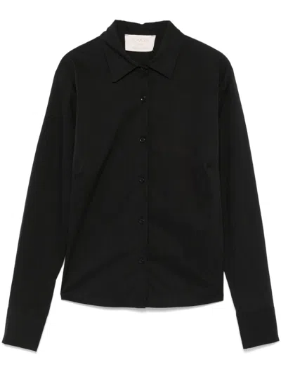 Kaos Poplin Shirt In Black