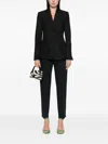 Kaos Pressed-crease Trousers In Black