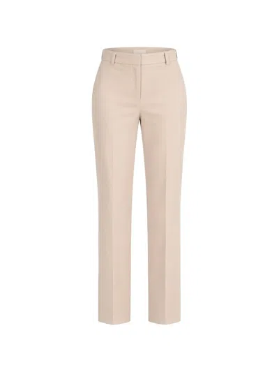 Kaos Pressed-crease Tailored Trousers In Pink