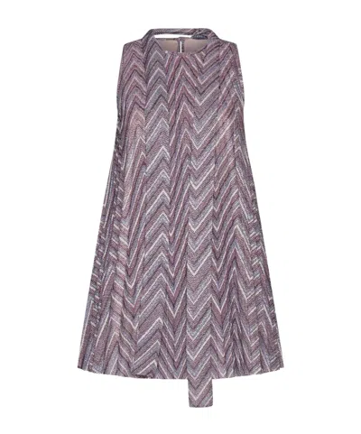 Kaos Printed Pattern Blouse In Purple