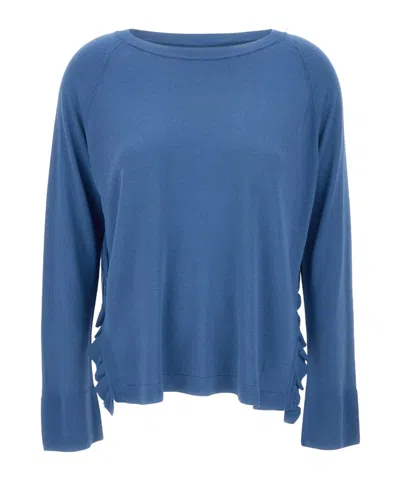 KAOS RUFFLE-DETAILING SWEATER
