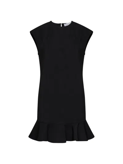 Kaos Ruffle-trim Sleeveless Mini Dress In 블랙