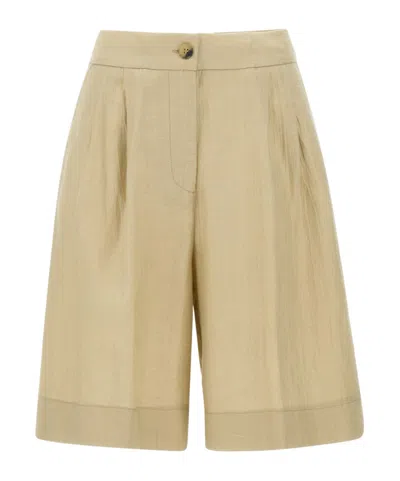 Kaos Shorts Beige In Brown