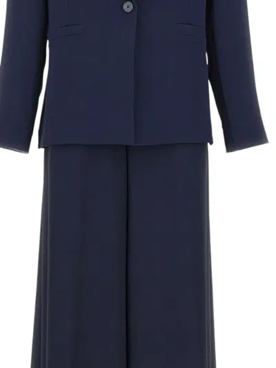 Kaos Single-breasted Peak-lapel Suit In Blue
