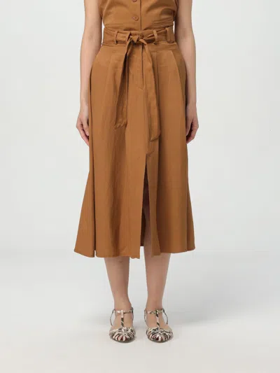 KAOS SKIRT KAOS WOMAN COLOR BROWN,G82127032