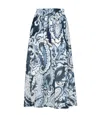 Kaos Patterned Skirt In Blue