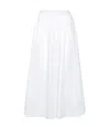 Kaos Elastic Waist Skirt In White