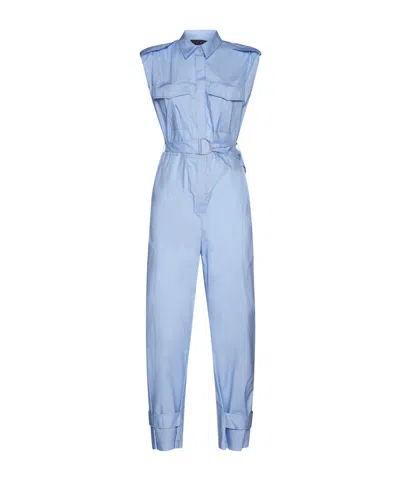 Kaos Sleeveless Belted Jumpsuit