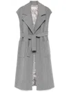 Kaos Sleeveless Coat In Grey