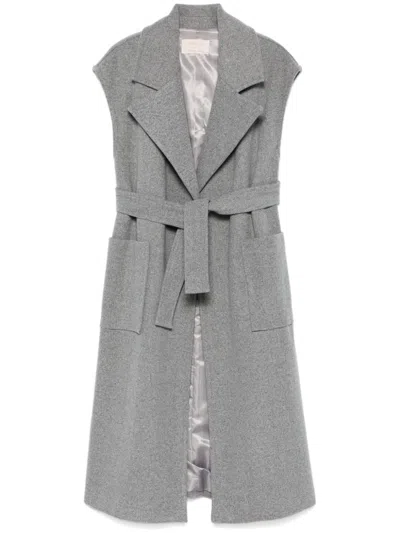 Kaos Sleeveless Coat In Grey