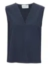 Kaos Sleeveless Top In Blue