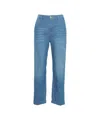 Kaos Straight Leg Jeans With Turn-ups In Blue